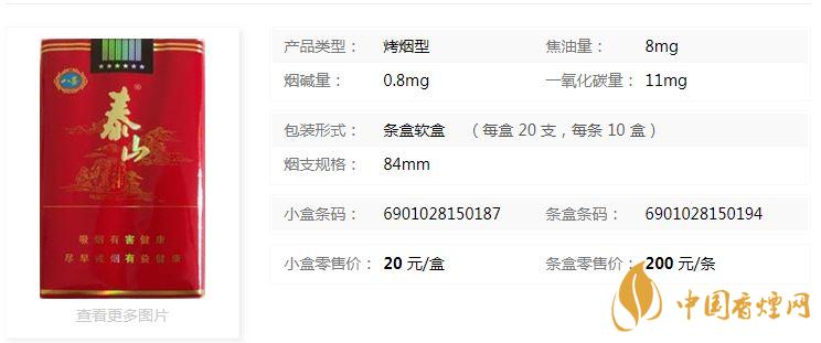 泰山八喜軟紅多少錢？泰山八喜軟紅價(jià)格及參數(shù)一覽2020