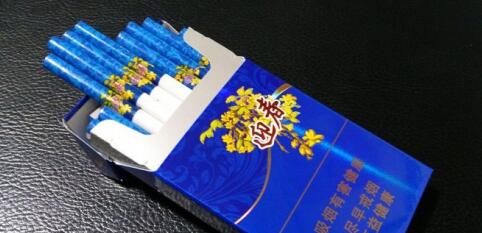 長白山(藍尚)香煙價格表圖，長白山迎春細煙價格