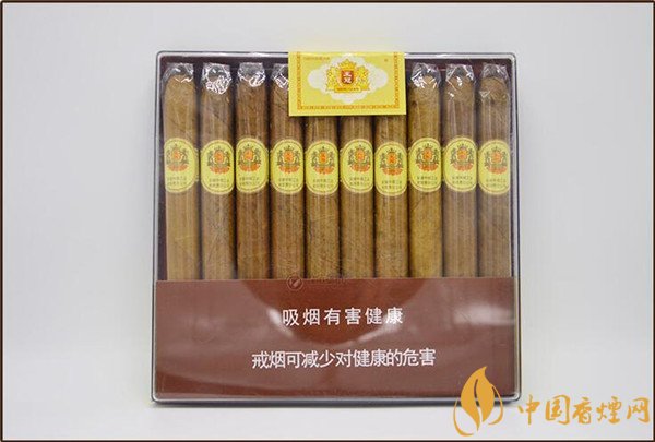 王冠雪茄(王冠塑10支)價(jià)格表圖 王冠塑10支多少錢(qián)一盒
